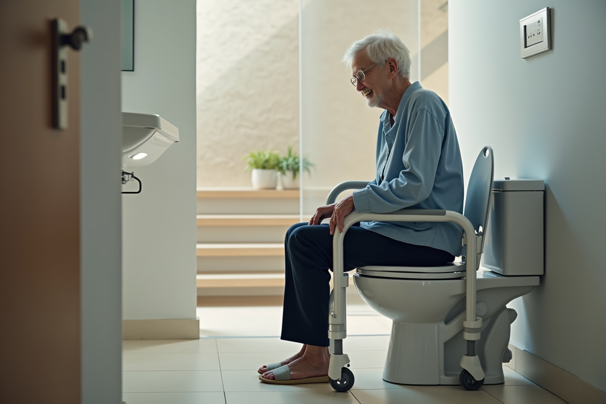 personnes âgées toilettes